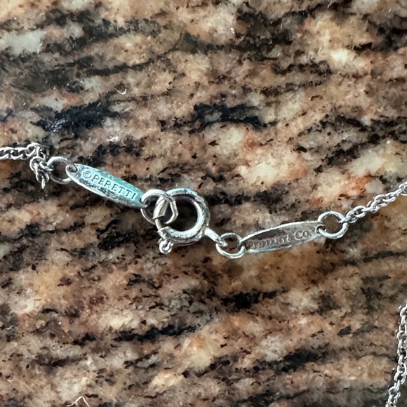 Tiffany & Co. Silver Open Heart Necklace - Picture 4 of 4
